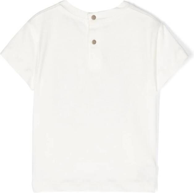 Roberto Cavalli Junior T-shirt met teddybeerprint Wit