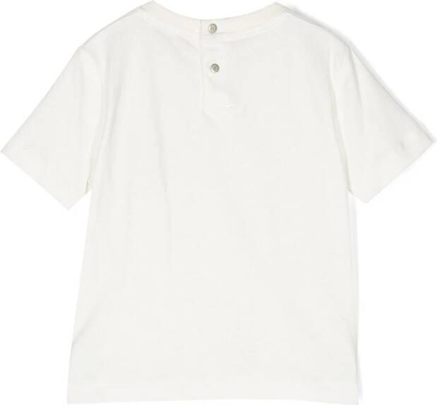 Roberto Cavalli Junior T-shirt met teddybeerprint Wit