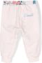 Roberto Cavalli Junior Trainingsbroek met bloe print Roze - Thumbnail 2