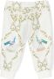 Roberto Cavalli Junior Trainingsbroek met kettingprint Wit - Thumbnail 2
