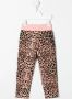 Roberto Cavalli Junior Trainingsbroek met luipaardprint Roze - Thumbnail 1
