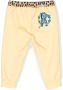 Roberto Cavalli Junior Trainingsbroek met monogram patch Geel - Thumbnail 2