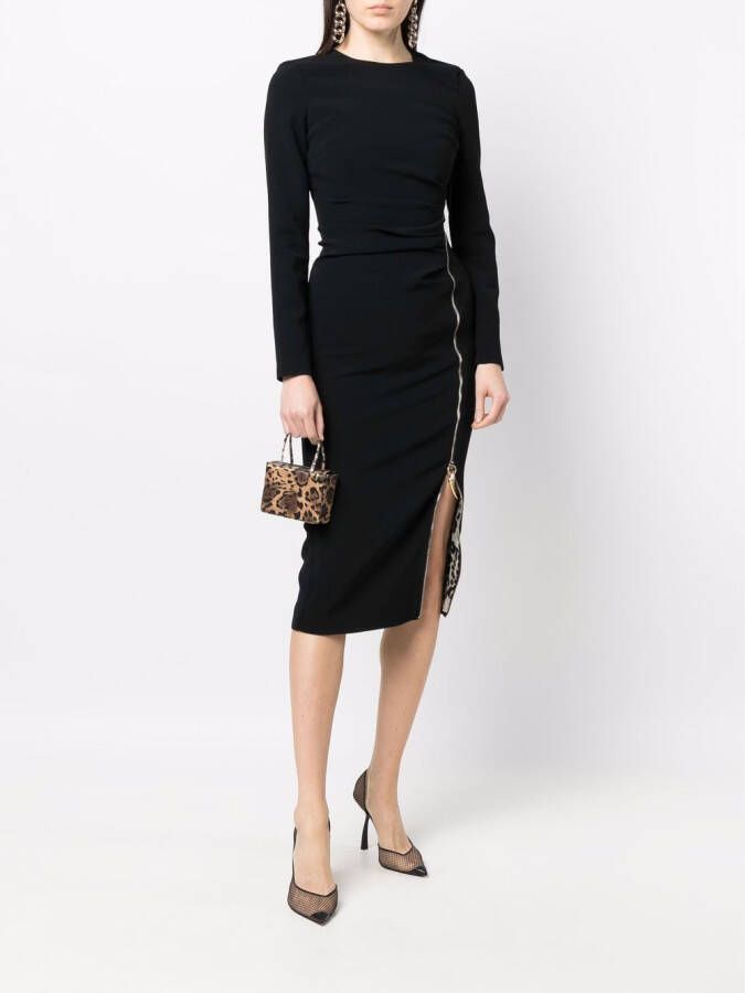Roberto Cavalli Jurk met rits Zwart