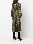 Roberto Cavalli Jurk met slangenprint Beige - Thumbnail 4