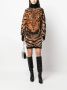 Roberto Cavalli Jurk met tijgerjacquard Oranje - Thumbnail 2
