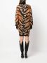 Roberto Cavalli Jurk met tijgerjacquard Oranje - Thumbnail 4