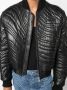 Roberto Cavalli Leren bomberjack Zwart - Thumbnail 5