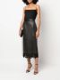 Roberto Cavalli Leren rok Zwart - Thumbnail 2