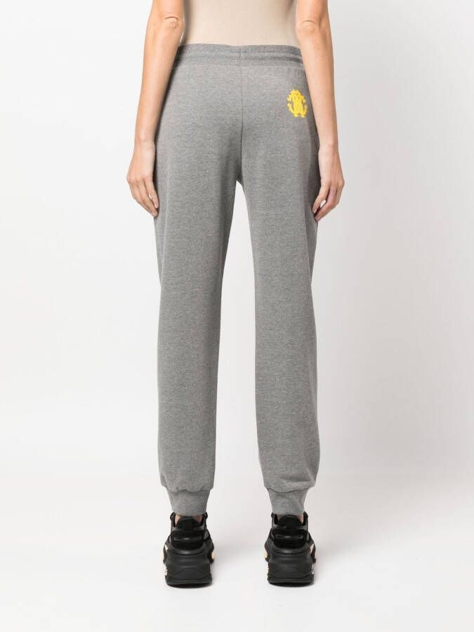 Roberto Cavalli Trainingsbroek met logoprint Grijs
