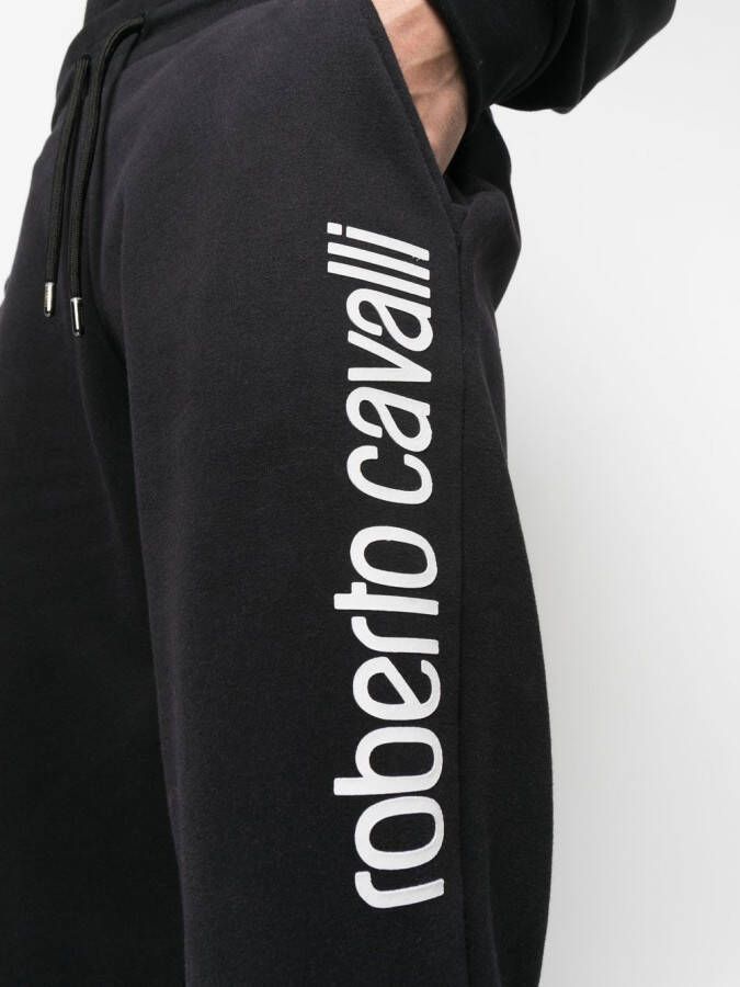 Roberto Cavalli Trainingsbroek met logoprint Zwart
