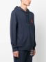 Roberto Cavalli Hoodie met logoprint Blauw - Thumbnail 3