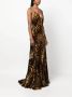 Roberto Cavalli Maxi-jurk met luipaardprint Beige - Thumbnail 3