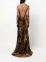 Roberto Cavalli Maxi-jurk met luipaardprint Beige - Thumbnail 4