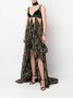 Roberto Cavalli Maxi-jurk met patroon Beige - Thumbnail 2