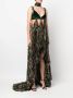 Roberto Cavalli Maxi-jurk met patroon Beige - Thumbnail 3