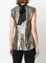 Roberto Cavalli Metallic blouse Beige - Thumbnail 4