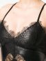 Roberto Cavalli Midi-jurk met afwerking van kant Zwart - Thumbnail 5