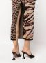Roberto Cavalli Midi-jurk met dierenprint Roze - Thumbnail 4