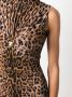 Roberto Cavalli Midi-jurk met gesmockt detail Bruin - Thumbnail 5