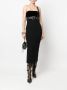 Roberto Cavalli Midi-jurk met gespdetail Zwart - Thumbnail 2