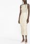 Roberto Cavalli Midi-kokerrok met jacquard Beige - Thumbnail 2