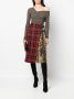 Roberto Cavalli Midi-rok met gemixte print Rood - Thumbnail 2