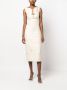 Roberto Cavalli Mini-jurk met jacquard Beige - Thumbnail 2