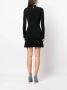 Roberto Cavalli Mini-jurk met ruches Zwart - Thumbnail 4