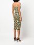 Roberto Cavalli Mouwloze midi-jurk Beige - Thumbnail 4