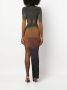 Roberto Cavalli Asymmetrische jurk Groen - Thumbnail 4