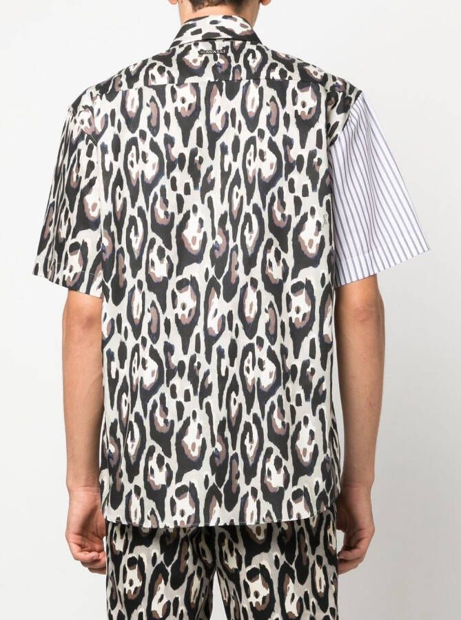 Roberto Cavalli Overhemd met print Wit