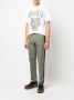 Roberto Cavalli T-shirt met panterprint Wit - Thumbnail 2