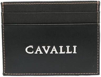 Roberto Cavalli Pasjeshouder met dierenprint Zwart