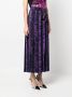 Roberto Cavalli Maxi-rok met pythonprint Paars - Thumbnail 3