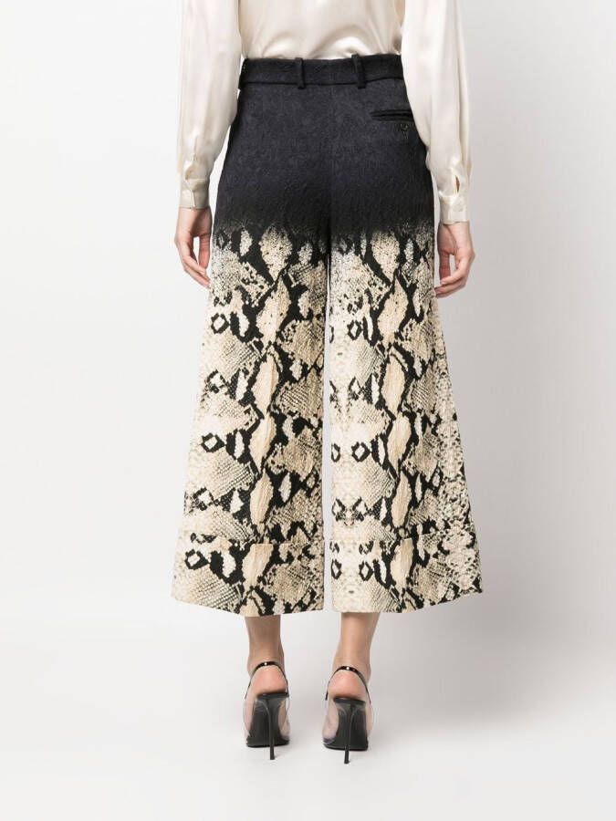 Roberto Cavalli Broek met wijde pijpen Zwart