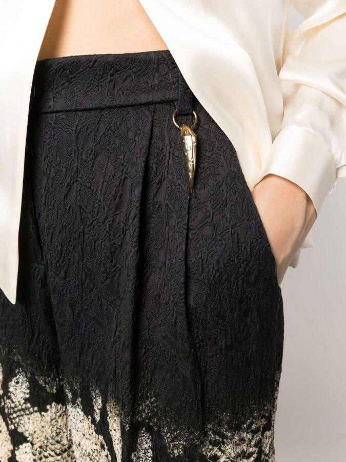 Roberto Cavalli Broek met wijde pijpen Zwart
