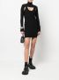 Roberto Cavalli Ribgebreide mini-jurk Zwart - Thumbnail 2
