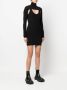 Roberto Cavalli Ribgebreide mini-jurk Zwart - Thumbnail 3