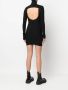 Roberto Cavalli Ribgebreide mini-jurk Zwart - Thumbnail 4