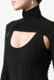 Roberto Cavalli Ribgebreide mini-jurk Zwart - Thumbnail 5