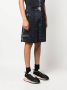 Roberto Cavalli Shorts met krokodillenprint Blauw - Thumbnail 3