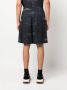 Roberto Cavalli Shorts met krokodillenprint Blauw - Thumbnail 4