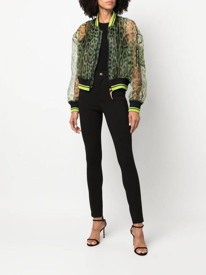 Roberto Cavalli Skinny broek Zwart