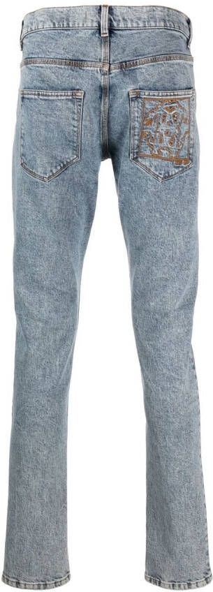 Roberto Cavalli Slim-fit jeans Blauw