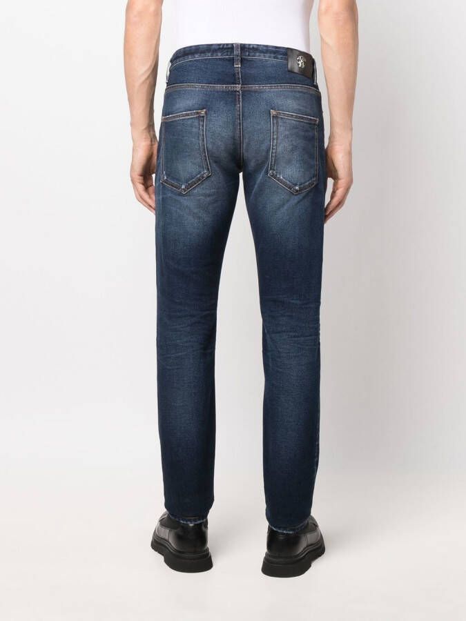 Roberto Cavalli Slim-fit jeans Blauw