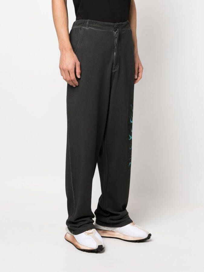 Roberto Cavalli Straight broek Zwart