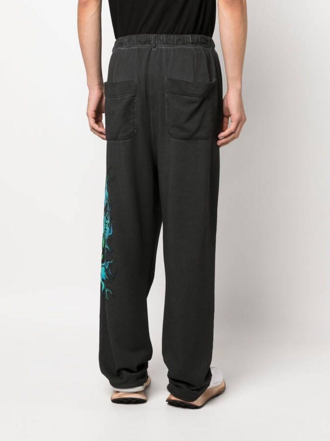 Roberto Cavalli Straight broek Zwart