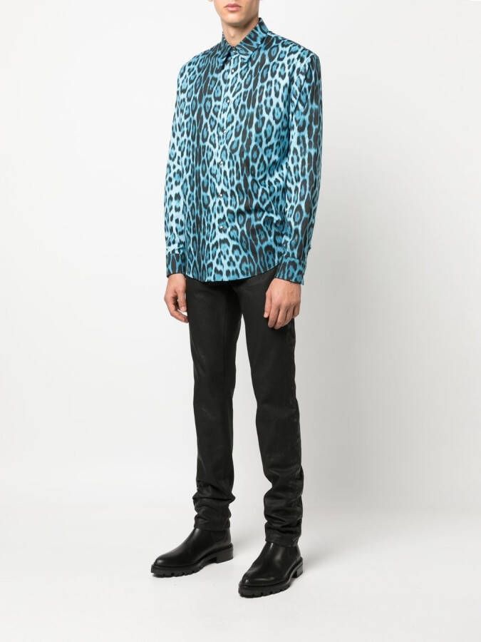 Roberto Cavalli Straight jeans Zwart