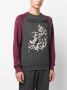 Roberto Cavalli Sweater met grafische print Grijs - Thumbnail 3