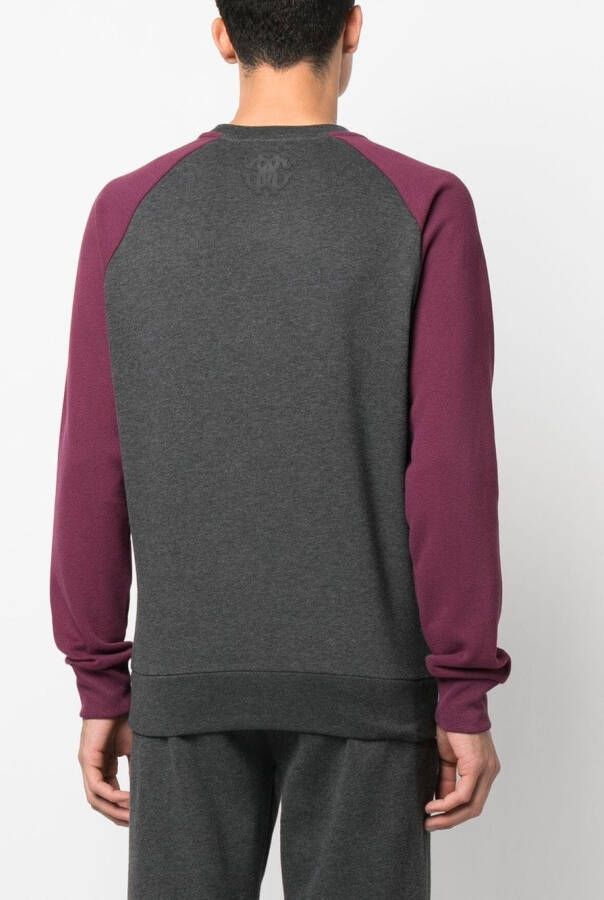 Roberto Cavalli Sweater met grafische print Grijs